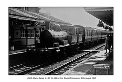 LSWR 4-4-2T 488 at Bluebell Railway on 24.8.1963