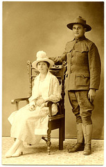 A World War I Soldier and His Wife