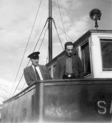 (156) Oskar Nilsen og Signold Solem, skippere på Saudafjord
