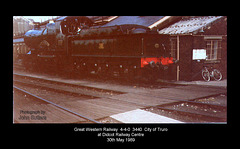 GWR 3440 at GWS Didcot 30 5 1989 rear view