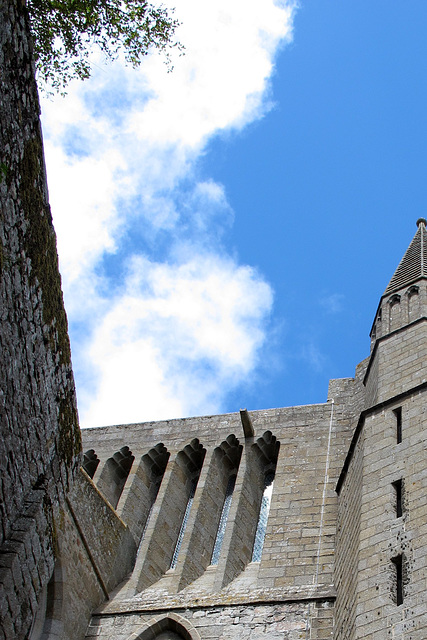 Abbaye du Mont Saint Michel (Ille-et-Vilaine) (Normandie, France)