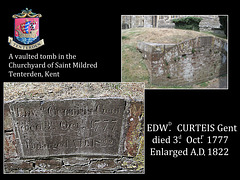 Tomb of Edwd Curteis - Tenterden - 21.7.2006