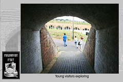 Newhaven Fort youngsters explore - 6.8.2009