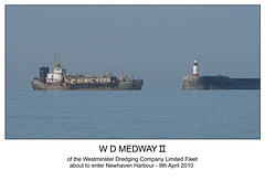 WD Medway II passing Newhaven light 9 4 10