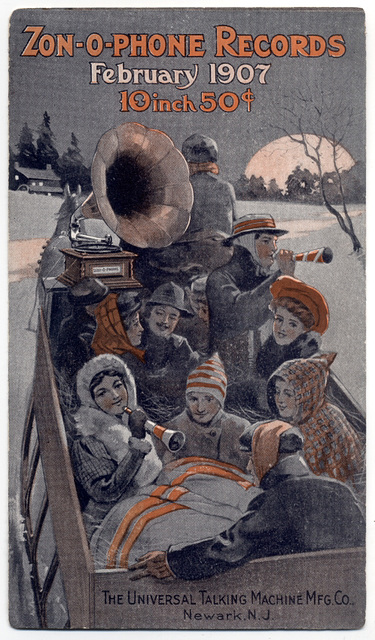 Zon-O-Phone Records Catalog, February 1907