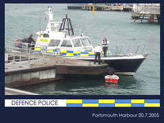 Defence Police launch  Portsmouth - 20.7.2005