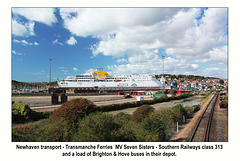 Ferry train buses Newhaven 19 9 2012