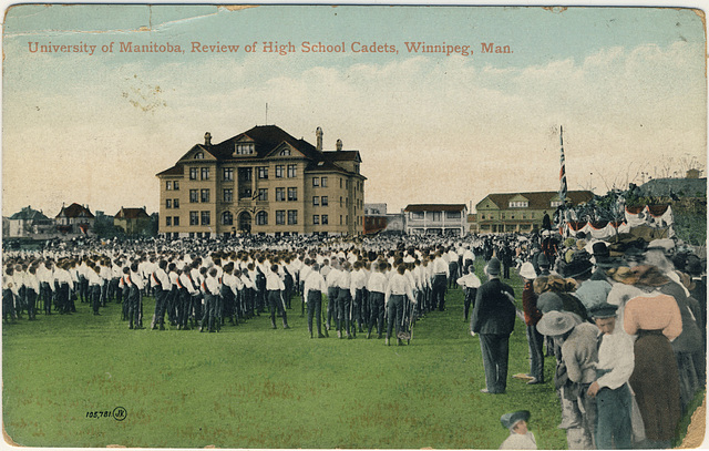 University of Manitoba, Review of High School Cadets, Winnipeg, Man.