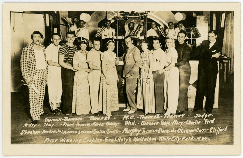 Prize-Winning Couples, Ruty's Walkathon, White City Park, Pottsville, Pa., 1934