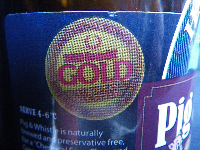 Golden beer