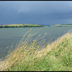 the wide Tamar River