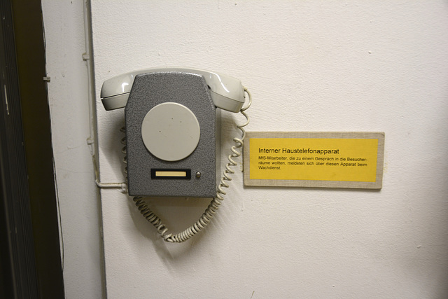 Leipzig 2013 – Stasi Museum – Internal telephone