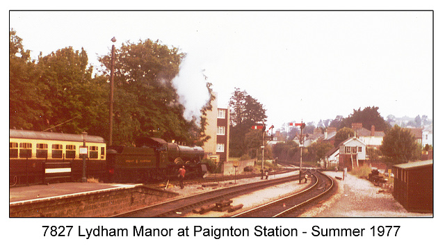 GWR 7827 Paignton Summer 1977