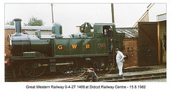 GWR 1466 - Didcot Railway Centre - 15.8.1982