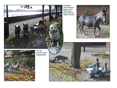 Animals on Thames Path Rotherhithe