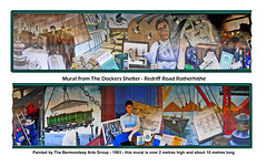 Dockers shelter mural