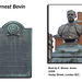 Ernest Bevin plaque +bust - Tooley Street, Bermondsey, London SE1
