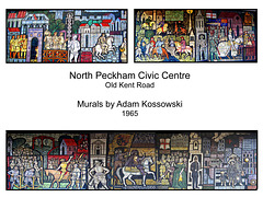 North Peckham Civic Centre mural by Adam Kossowski