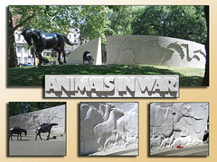 Animals in War - collage 2 - Park Lane London