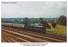 GWR 5051 Drysllwyn Castle - Oxford - 12.6.1983