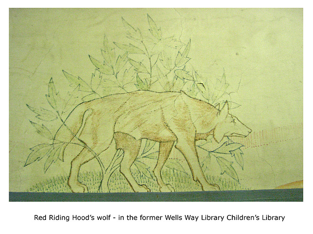Red Riding Hood's wolf iWells Way Library Children’s Library