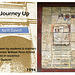 'The Journey Up' mural by William Penn School pupils with Stephen Duncan. When photographed it was sited on North Dulwich station.
