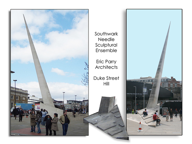 The Southwark Needle, Sculptural Ensemble, Duke St. Hill, London Bridge