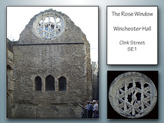 Winchester Hall Rose window