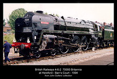 BR 70000 Britannia Hereford 1994