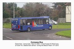 Compass Bus - YK05 CDV - Seaford - 8.11.2012