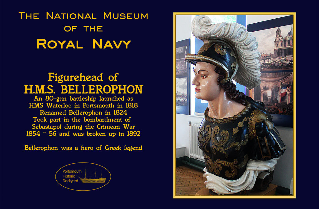 RN Museum figurehead Bellopheron 28 8 2012