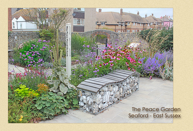 Seaford Peace Garden with  Peace Pole - 16.8.2011