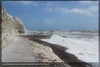 Lone photographer braves the eastern breakwater - Seaford - 8.6.2012