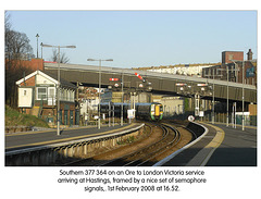 Southern Railway 377 364  - Hastings - 1.2.2008