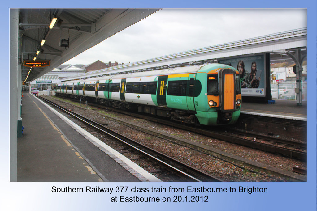 377 468 at Eastbourne 20 1 2012