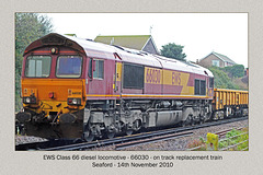66030 - track repairs - Seaford - 14.11.2010