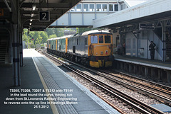 73205, 73208, 73207 & 73212 in Hastings Station 25 5 2012