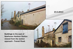 Buildings to east of Newhaven  Harbour station 23 3 2013