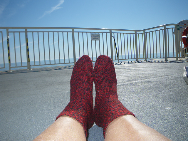 Socks on the southern baltic sea