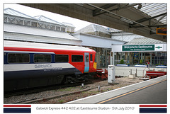 Gatwick Express 442 402 at Eastbourne 5 7 10