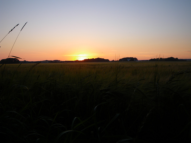 Sunset over Bornholm