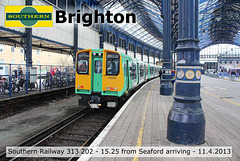 Southern 313 202 Brighton 11 4 2013