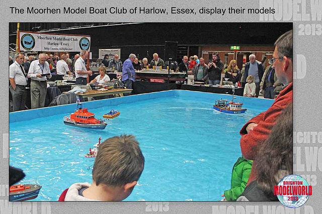 Moorhen Model Boat Club - Brighton Modelworld - 22.2.2013