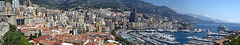 PRINCIPAUTE DE MONACO: Vue de port Hercule depuis Monaco.