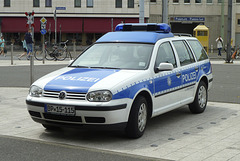 Leipzig 2013 – Volkswagen Golf IV Variant police car