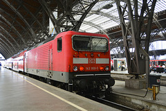 Leipzig 2013 – DB Engine 143959-5 at Leipzig Railway Station
