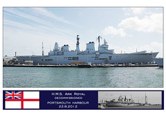 HMS Ark Royal Portsmouth 22 8 2012