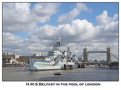HMS Belfast, the Tower of London & Tower Bridge 03.05