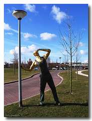 Golden Man, Almere, The Netherlands