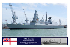 HMS Defender - Portsmouth - 22.8.2012